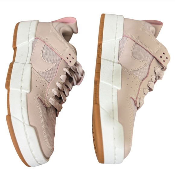 Nike Women's Dunk Low Disrupt Platinum Violet Pink Sneakers Sz 7.5 - Picture 7 of 14